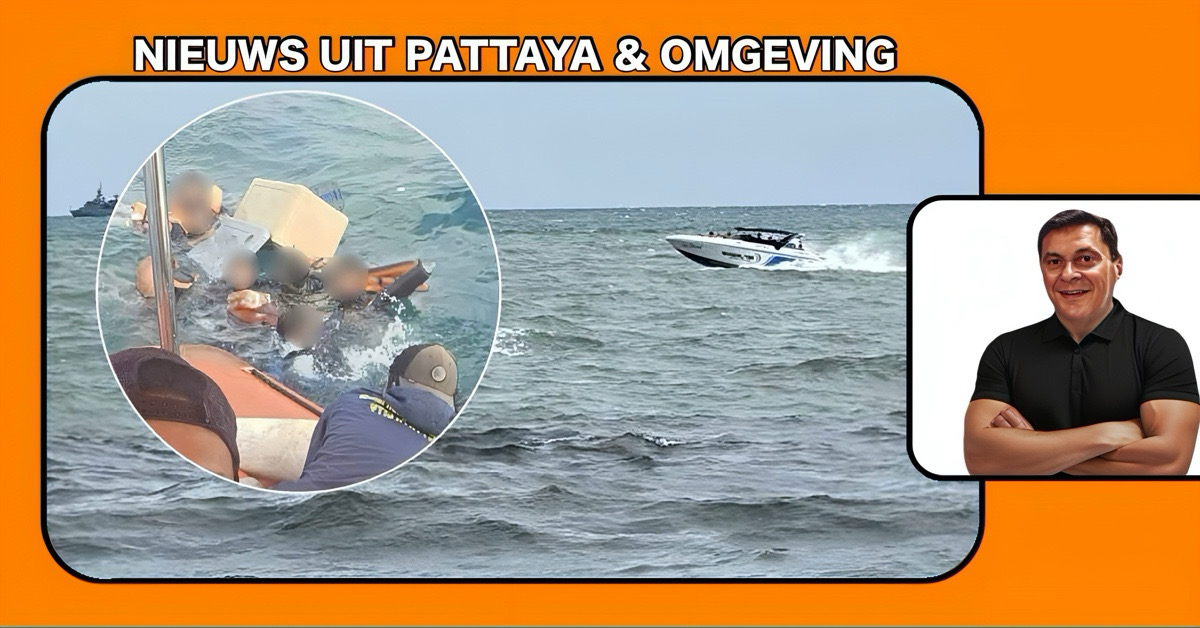 Vissersboot met toeristen aan boord tussen Koh Larn en Pattaya gezonken, alle opvarenden gered
