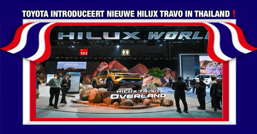 Toyota’s Nieuwe Hilux Travo, een beest van een Pick-up voor de autoliefhebber in Thailand 