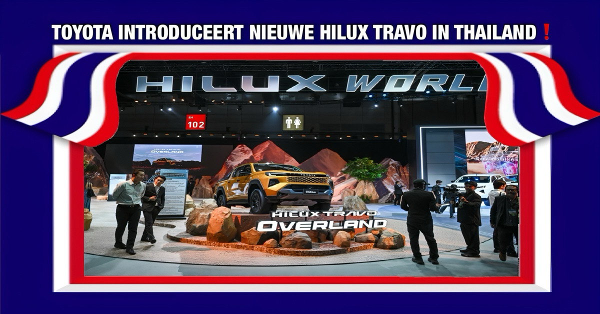 Toyota’s Nieuwe Hilux Travo, een beest van een Pick-up voor de autoliefhebber in Thailand