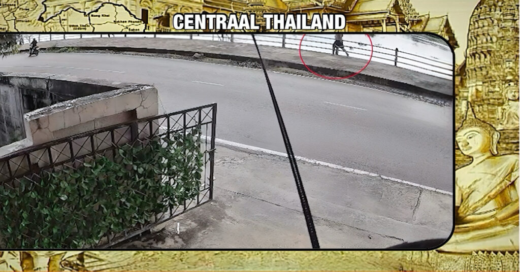 Heldendaad in Centraal-Thailand, een Fransman en een Thaise bezorger weten een ladyboy van de verdrinkingsdood te redden.