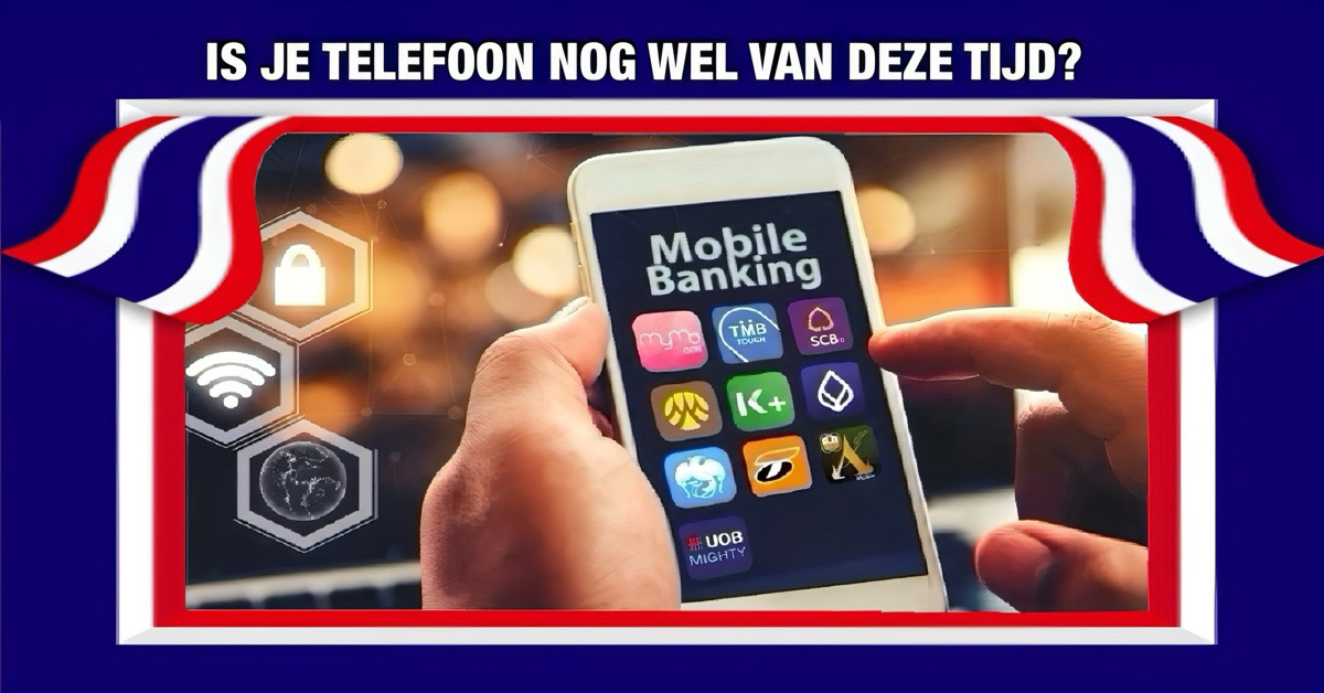 Vanaf 2026 is mobiel bankieren met oude besturingssystemen niet meer mogelijk. 