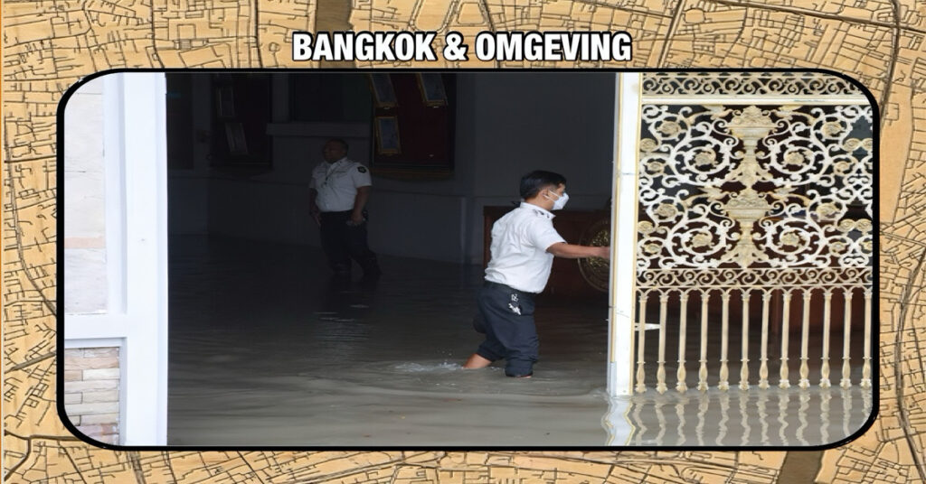De Klong Prem gevangenis in Bangkok staat onder water, even geen familiebezoek meer