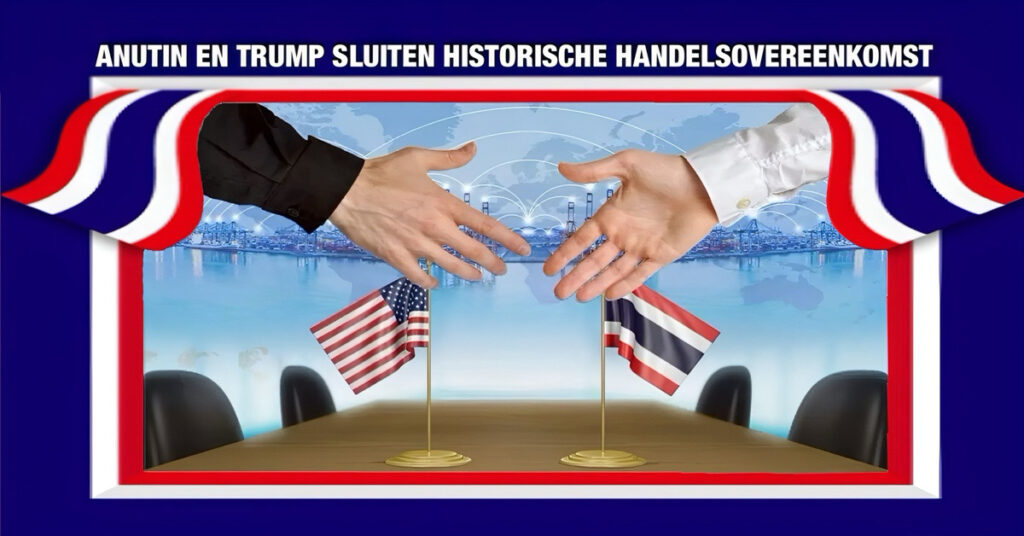 Anutin ontmoet Trump, 99% van de Amerikaanse goederen binnenkort in Thailand belastingvrij