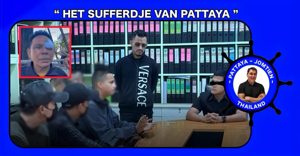 Foutje, bedankt!| Beveiligers melden zich bij de politie van Pattaya na een misverstand met motortaxi-rijder