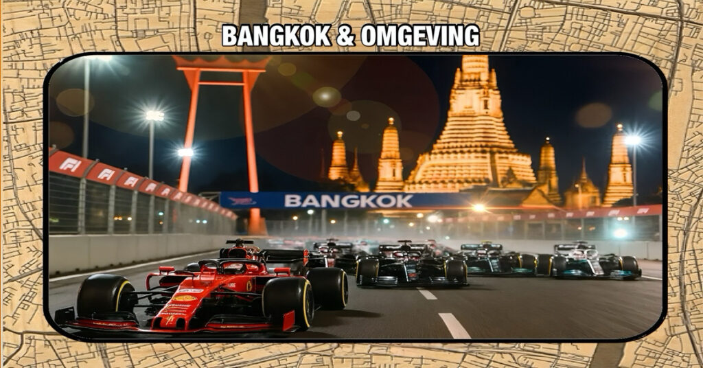 De hoofdstad van Thailand onthult het parcours voor de Formule 1-straatrace in 2028
