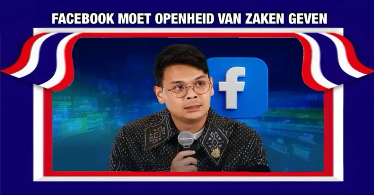 Thailand nodigt Meta het bedrijf achter Facebook uit voor spoedoverleg, om openheid van zaken te geven 
