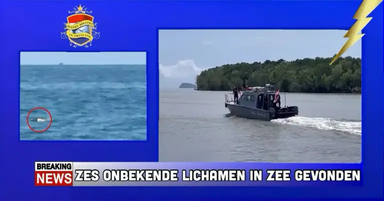 BREAKING NIEUWS | Verdachte omstandigheden in Zuid-Thailand, waar zes onbekende lichamen in zee zijn gevonden