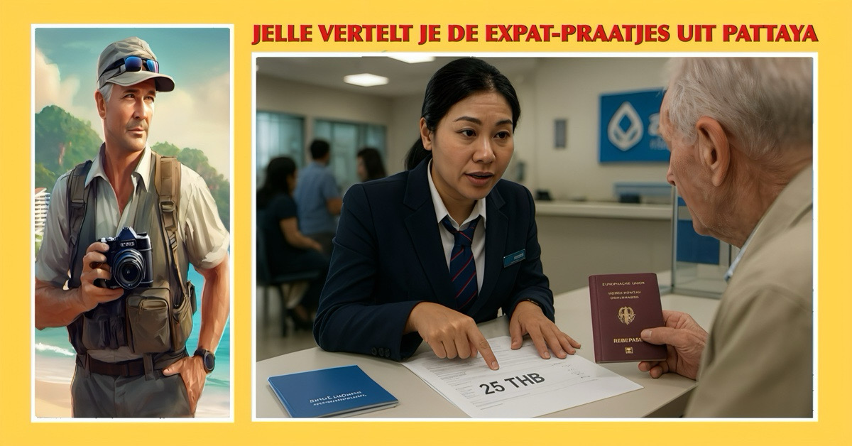 Knibbel, Knabbel, Knuistje, wie zit er in mijn Thaise kluisje?, de banken in Thailand natuurlijk!