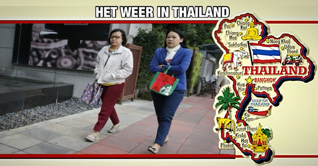 Tropische storm “Koto” zorgt voor koelere lucht en stormachtig weer in Thailand