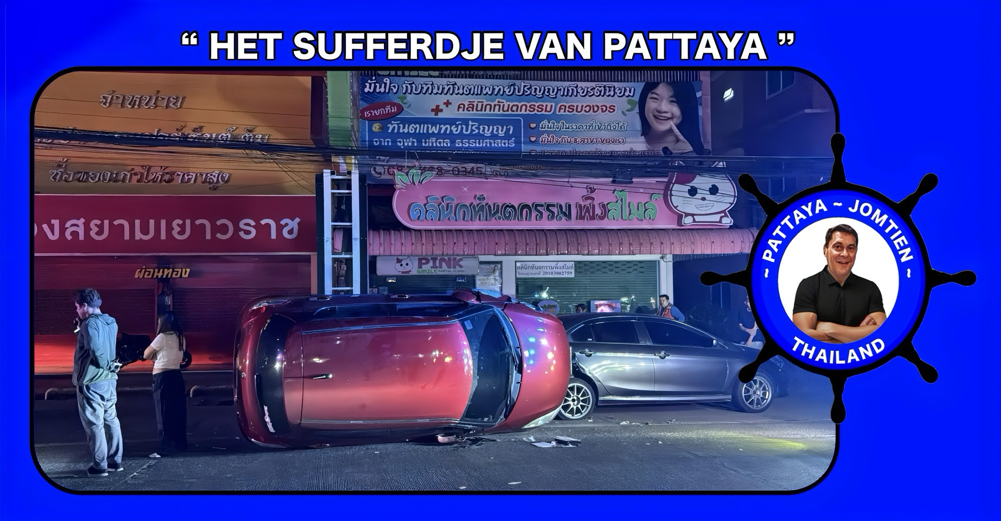 In Thailand is nodig tijd voor de campagne “TOP, JIJ BLIJFT BOB” tegen drank in verkeer 