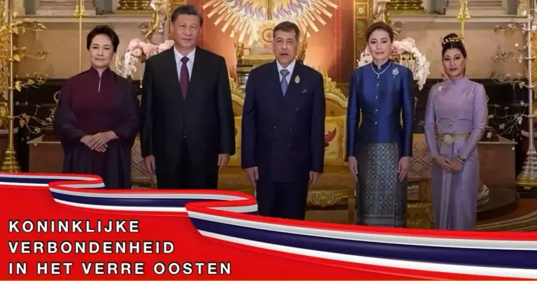Koning en Koningin van Thailand gaan volgende week op hun eerste staatsbezoek naar de Volksrepubliek China
