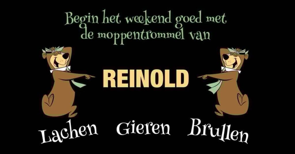 Breng het weekend goed door met de “Moppentrommel” van Reinold!** ❗️
