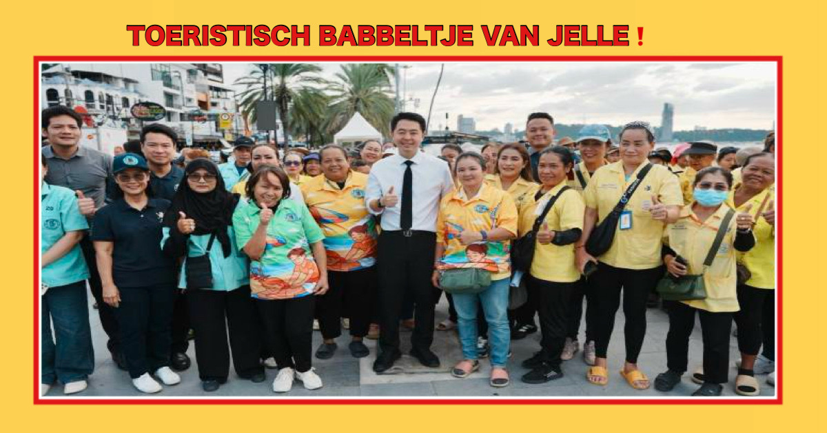 Zien en gezien worden in Pattaya, steekt 390 strandmasseurs in een nieuwe outfit