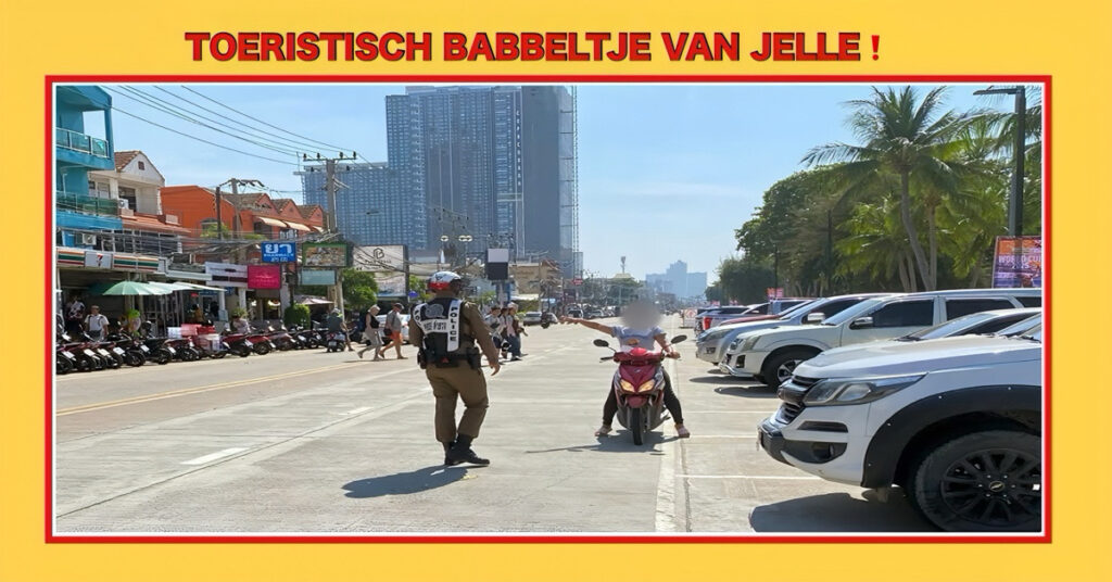 In Jomtien is geen eer te behalen aan het oplossen van de verkeerschaos, iedereen doet maar wat!