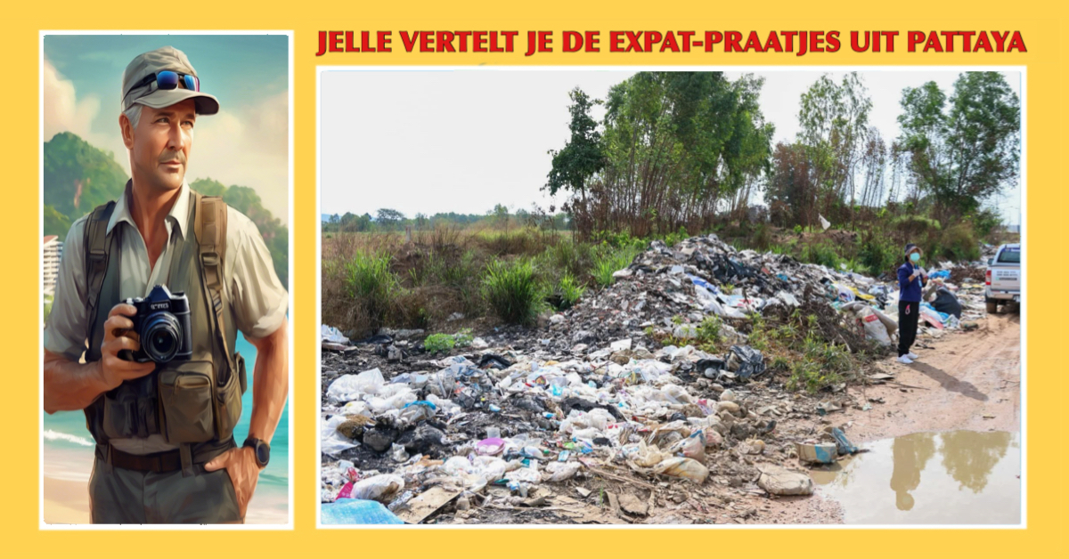 Bewoners van Pattaya klagen over stank van vuilnisbelt in het Tambon Nongprue