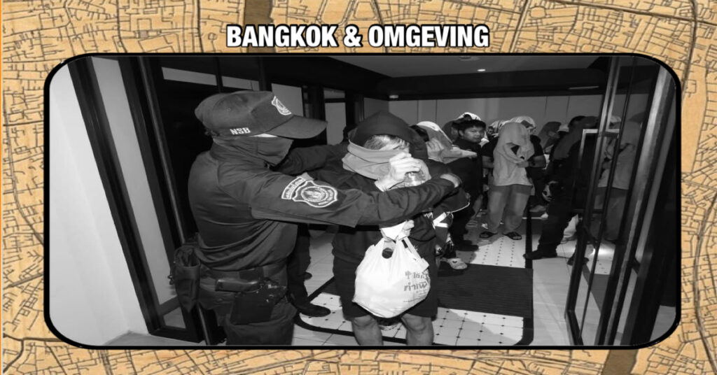 Politie Bangkok gooit roet in drugsfeestje in een luxe hotel en grijpt daarbij 29 gays bij hun lurven