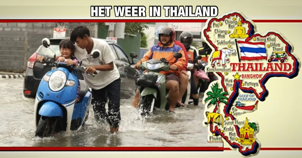 Zet de zuidwester maar op want Thailand staat een flinke weersverandering te wachten, de Tyfoon Kalmaegi laat zich gelden
