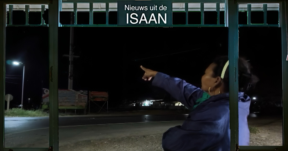 Phimai, een stad in het noordoosten van Thailand, verkeert in paniek door rondvliegende drones.