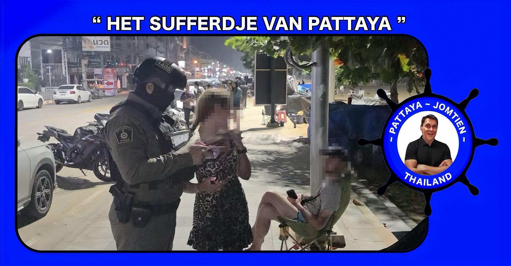 Buitenlands koppel in Pattaya spelen tijdens een romantisch “weerzien” een Russische stoelendans