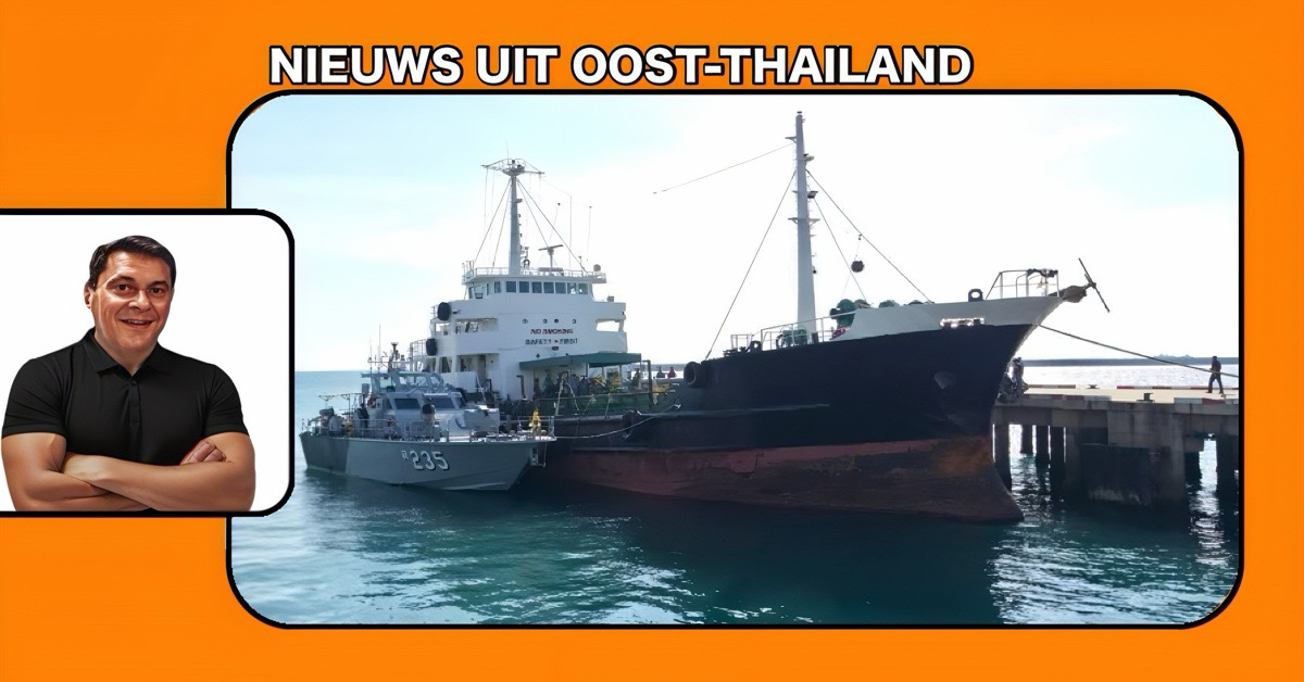 Marine entert in de Golf van Thailand een illegale tanker met 10.000 liter diesel 