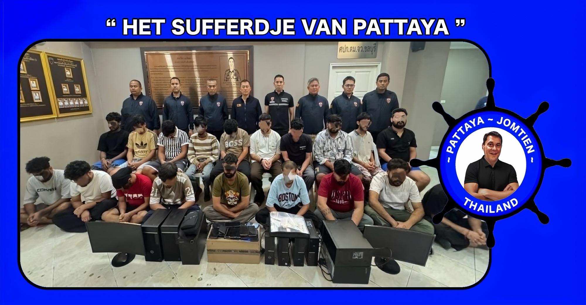 Negentien Indiërs in Thailand gearresteerd voor de verkoop van dildo’s, orale mastrubators, cockringen en seksuele verbeteringsmiddelen