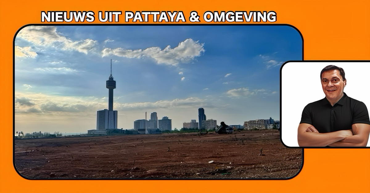 Kaalslag aan de Thappraya Road van Jomtien, komt er een bananenplantage of een misschien wel casino!