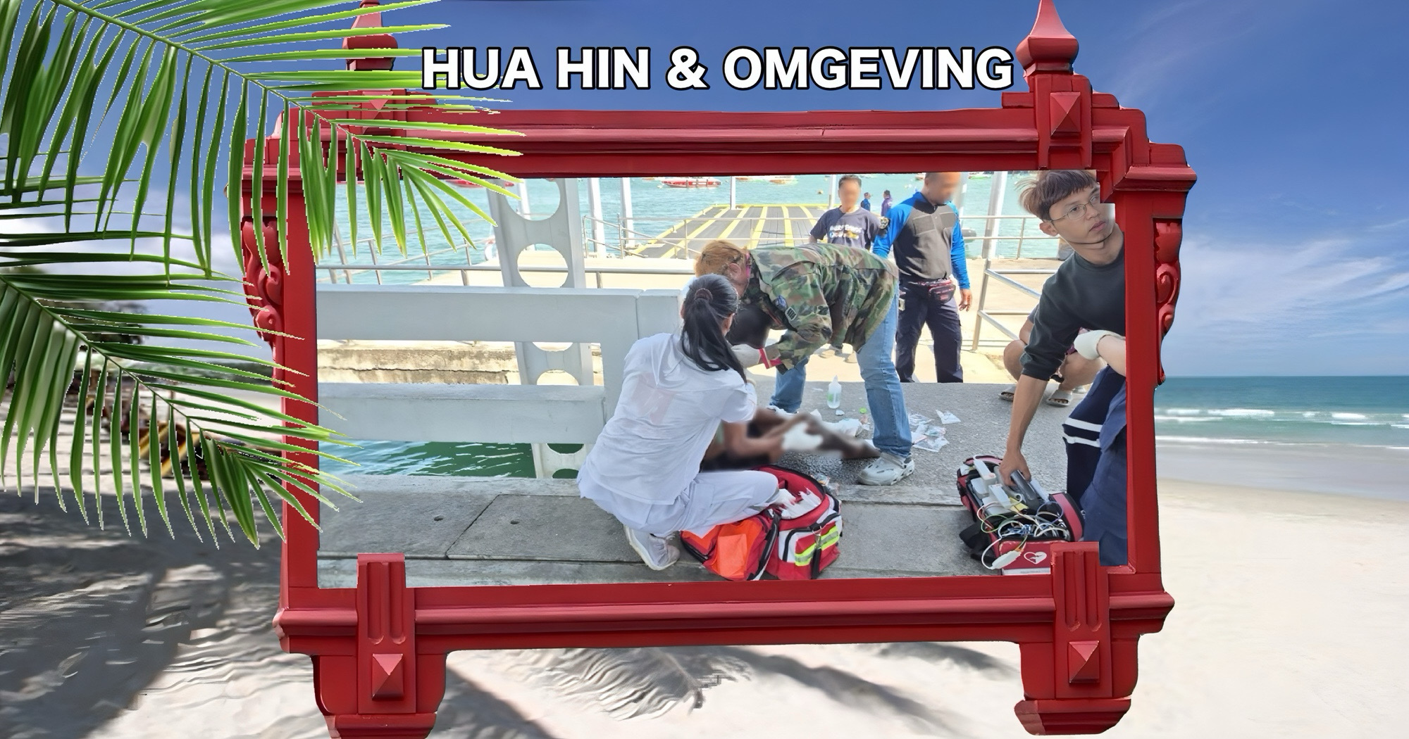 Man raakt tijdens boot-overtocht van Pattaya naar Hua Hin ernstig verbrand