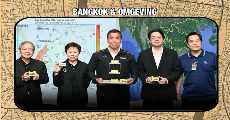 Thailand komt een nieuw systeem dat aardbevingen drie minuten van tevoren waarschuwt!