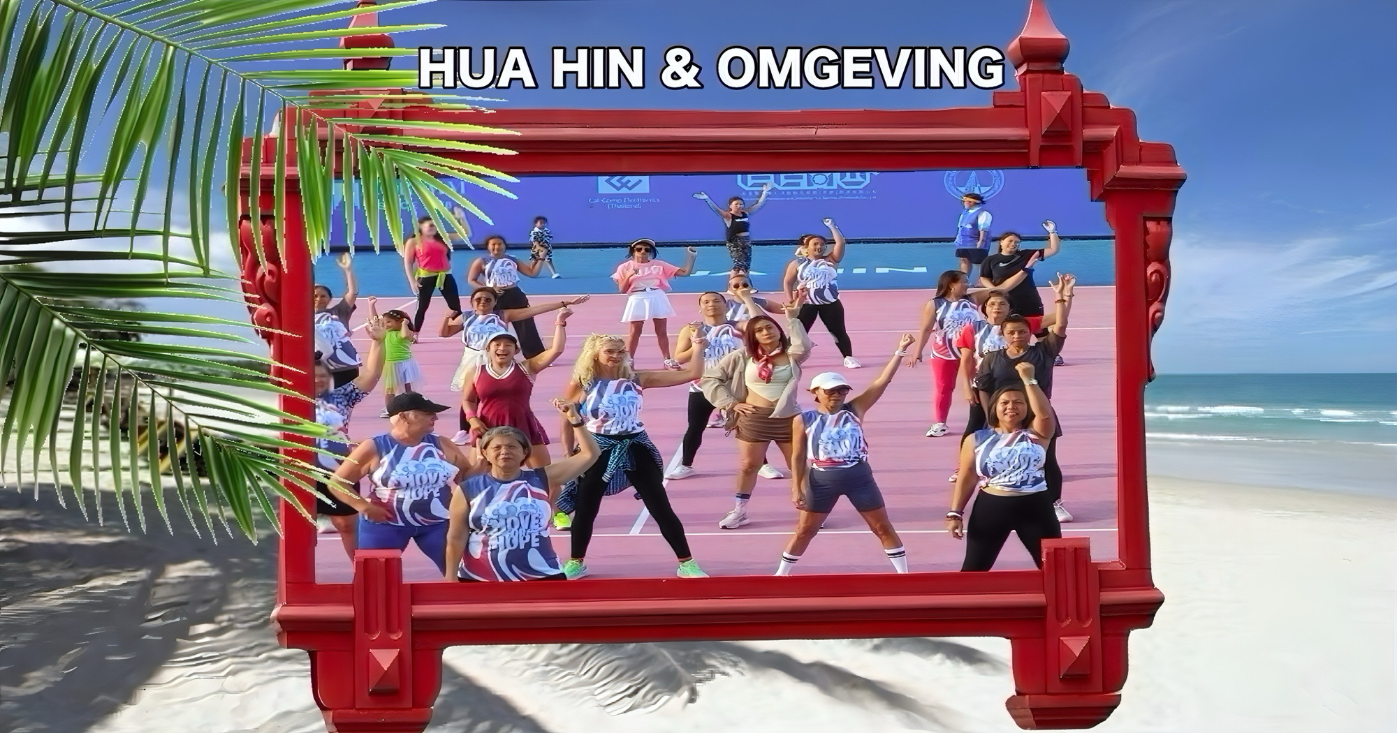 Zumba Club Hua Hin organiseerde een dansevenement ter ondersteuning van de slachtoffers van de overstromingen in het zuiden van Thailand