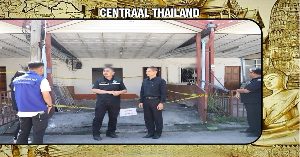 Drie huizen in Centraal-Thailand storten na ongebruikelijke geluiden plots in elkaar, de bewoners werden gelijk geëvacueerd 