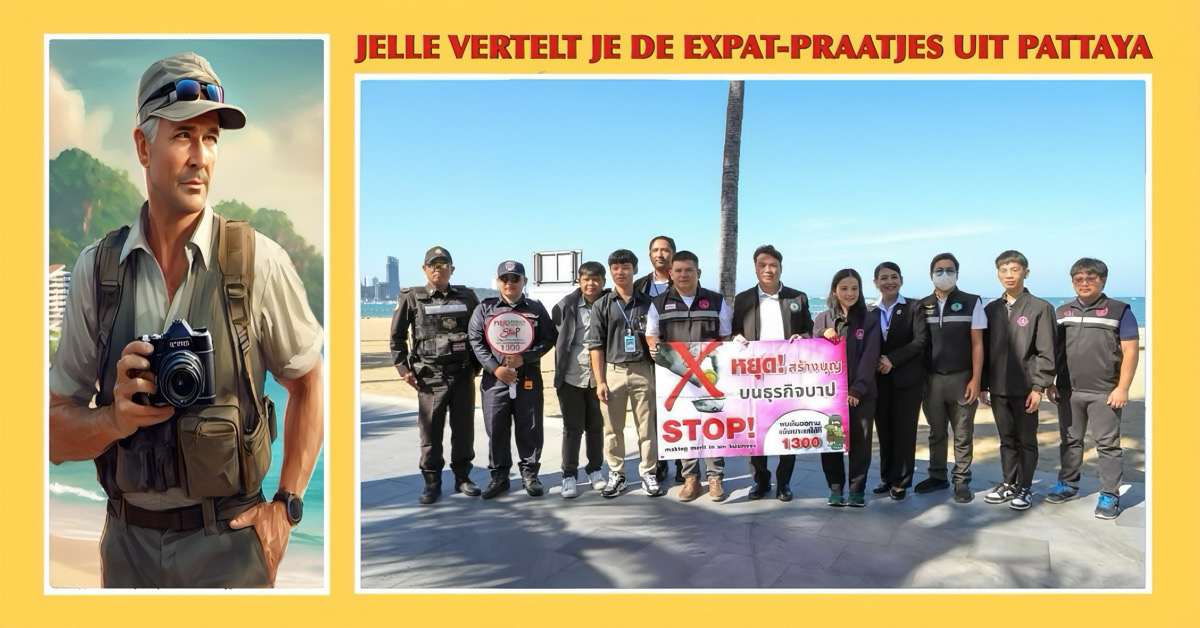 Pattaya neemt maatregelen tegen dakloosheid en vraagt het publiek om geen geld aan bedelaars te geven