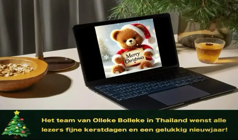Olleke Bolleke wenst jullie fijne kerstdagen en een voorspoedig 2026