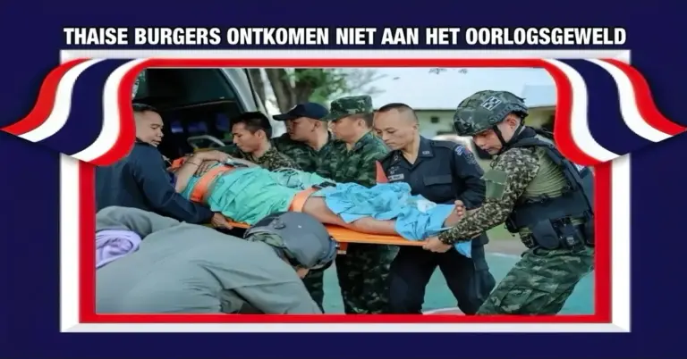 🎥 | Tot nu toe zijn er in Thailand 16 dodelijke grensconflicten gemeld, waarbij ook burgers zijn getroffen