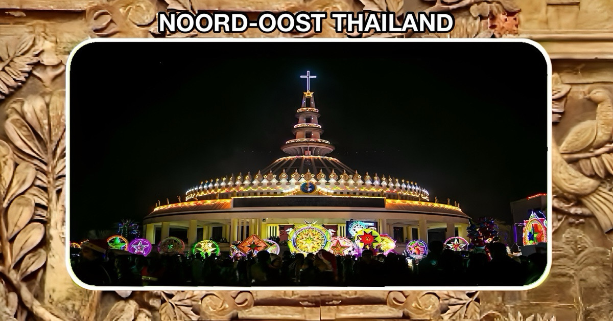 Sprankelende sterrenparades brengen de kerstmagie naar Thailand