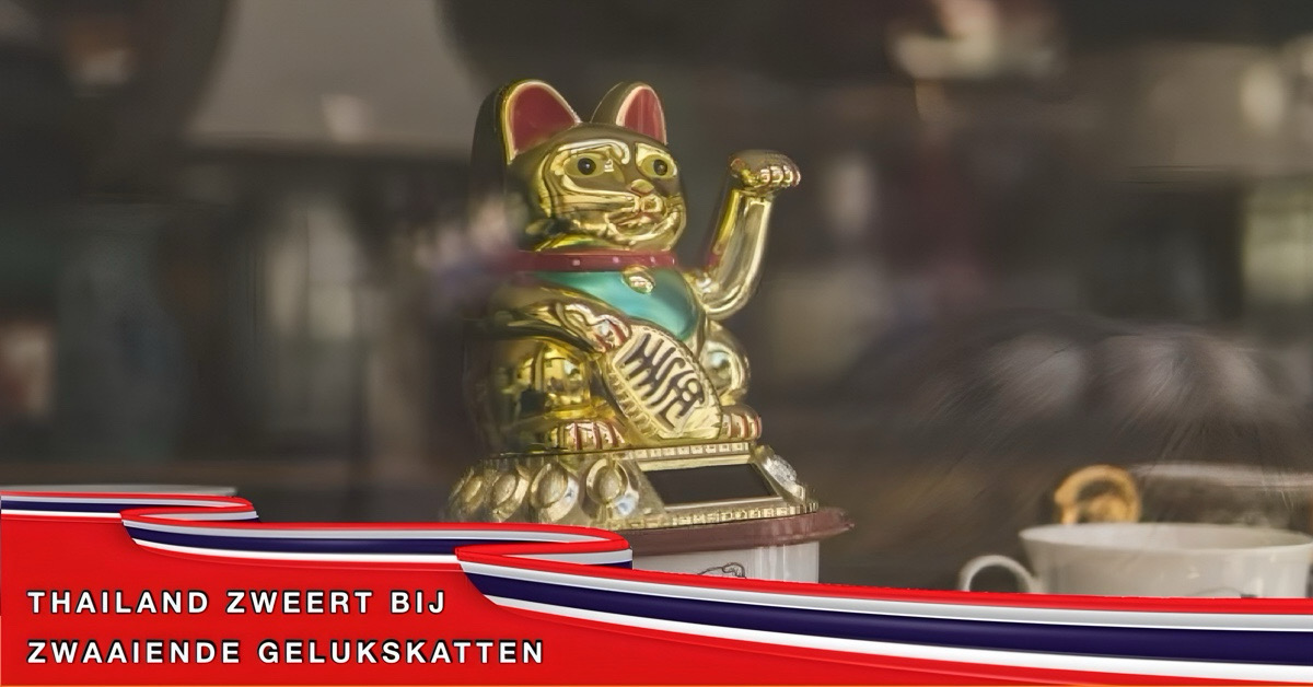 De Maneki Neko (“Lucky Cat”) is in Thailand is niet voor de poes❗️