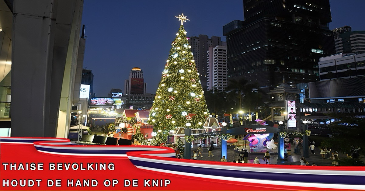 In Thailand zijn veel mensen terughoudend met hun plannen om te reizen en geld uit te geven voor het nieuwe jaar. 