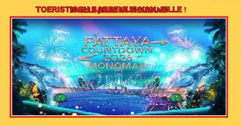 Pattaya luidt het nieuwe jaar in met topacts en indrukwekkend vuurwerk