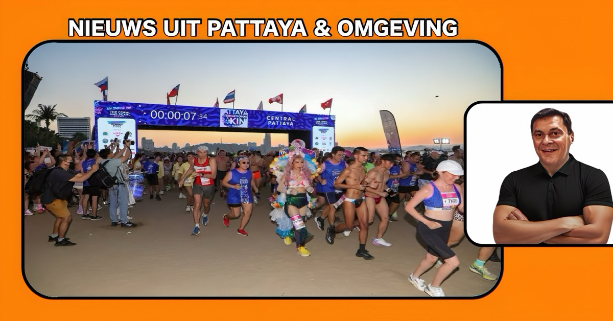 De “Pattaya Bikini Race” trok duizenden bezoekers naar het strand