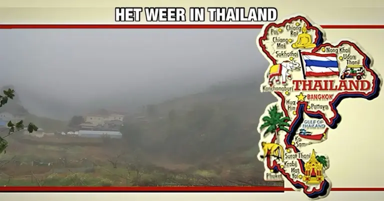 Thailand krijgt te maken met dalende temperaturen, met in sommige regio’s zelfs 14° Celsius 