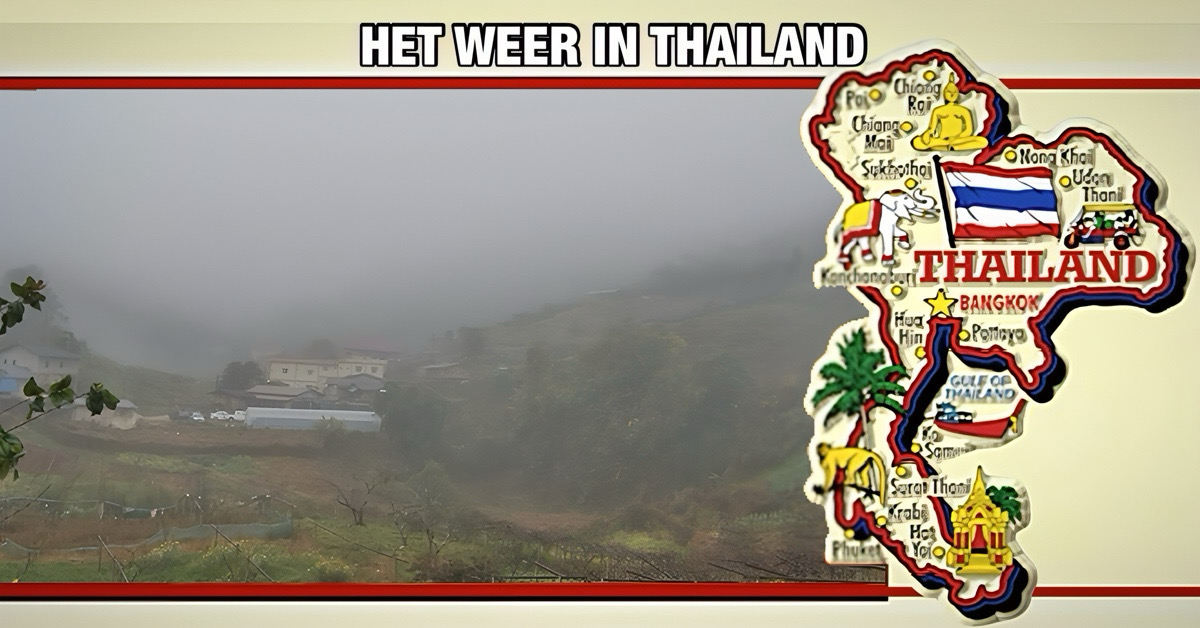 Thailand krijgt te maken met dalende temperaturen, met in sommige regio’s zelfs 14° Celsius 