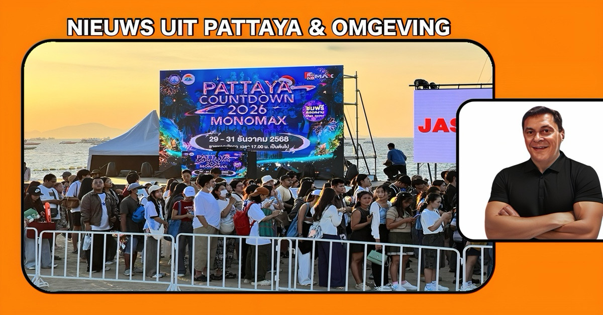 Pattaya gaat vanavond helemaal los met een spectaculair nieuwjaarsfeest!