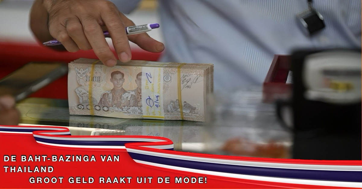 Thai Pakdee-partij in Thailand maakt zich sterk om de 1.000 en 500 baht bankbiljetten uit de roulatie te halen