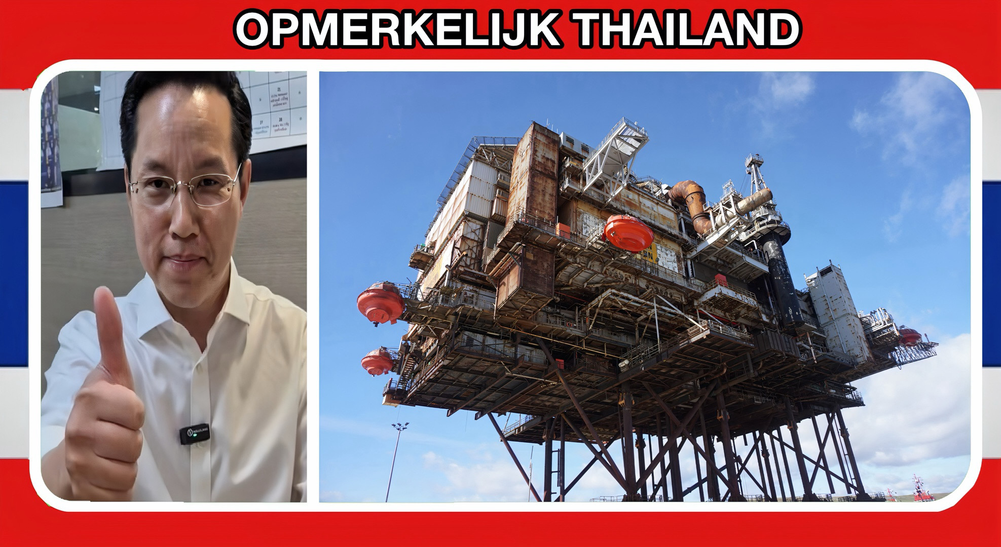 Kandidaat van de Thaise UTN Partij verdedigt zijn plan om in Thailand zijn eigen Alcatraz te laten bouwen