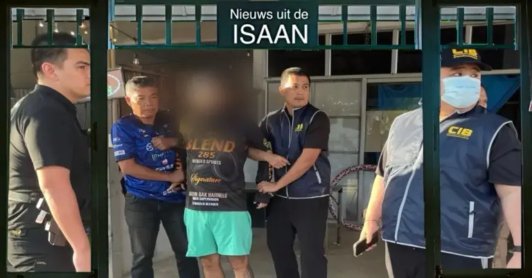 Britse man in Noordoost-Thailand gearresteerd vanwege huiselijk geweld in zijn thuisland