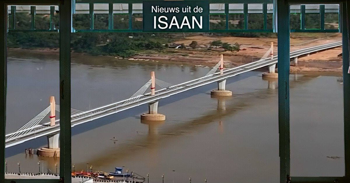 Thailand en Laos vieren de opening van de Vijfde Mekong Vriendschapsbrug