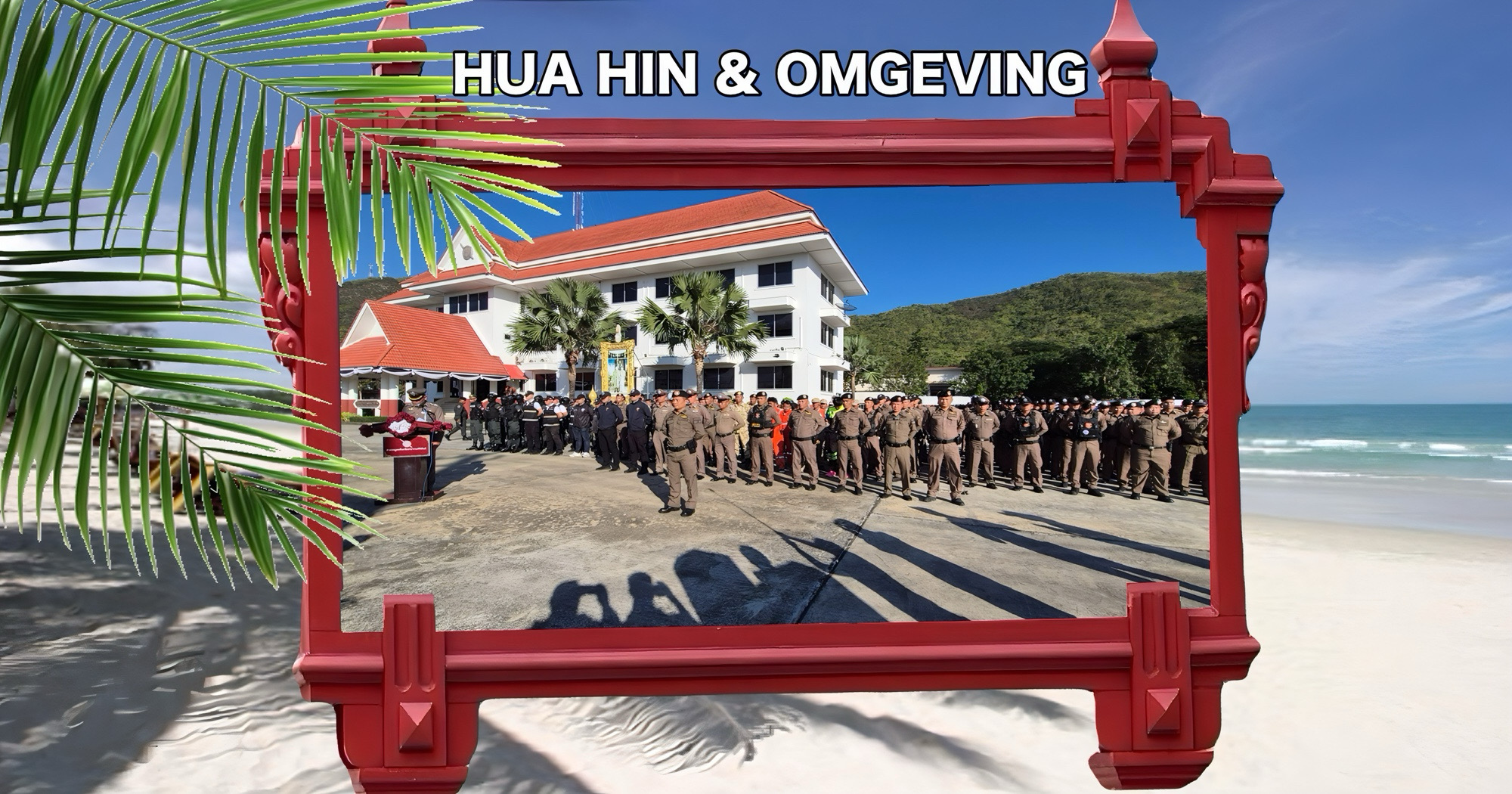 De politie van Prachuap Khiri Khan zorgt tijdens de kerst- en nieuwjaarsfeesten voor extra veiligheid en zet meer manschappen in