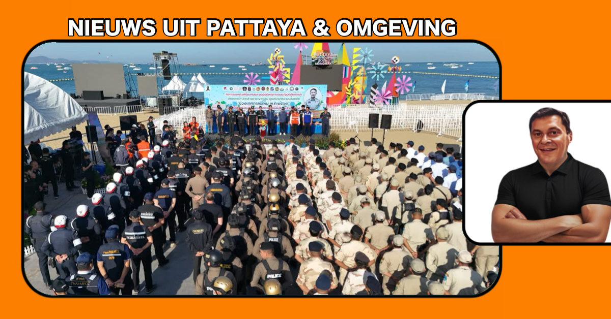 Veiligheid voorop tijdens de Nieuwjaarsperiode in Pattaya, werk er aan mee!