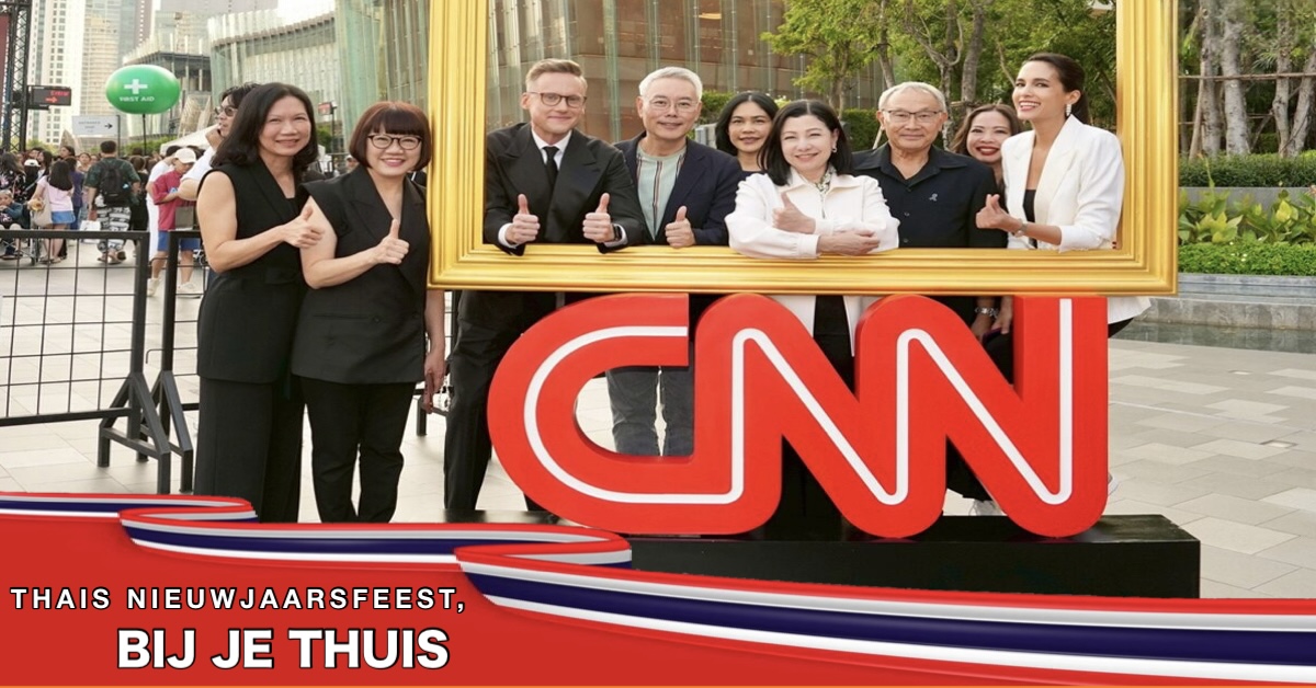 CNN brengt de feestvreugde van de nieuwjaarsviering in Thailand, wereldwijd bij jullie in de huiskamer