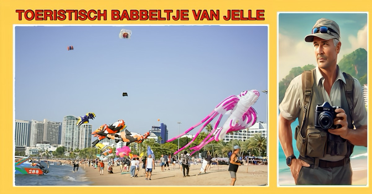 Pattaya organiseert volgende maand het jaarlijkse internationale “Kite on the Beach”, een vliegerfestijn voor jong en oud.