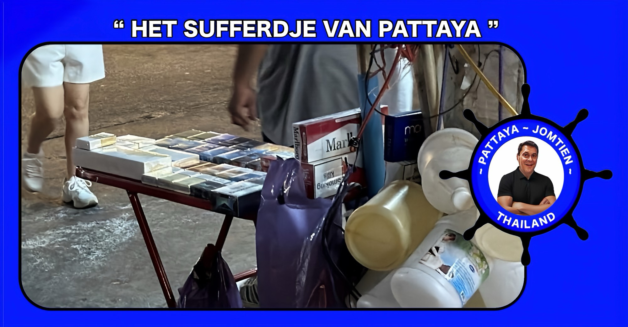 Openlijke verkoop van sekspeeltjes schaadt de uitstraling van  Pattaya als toeristische bestemming 